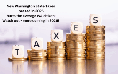 Notice from the WA State Dept of Revenue – New Taxes for 2025-26